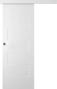 Межкомнатная дверь Split Купе Эмаль белый 2,0х0,7