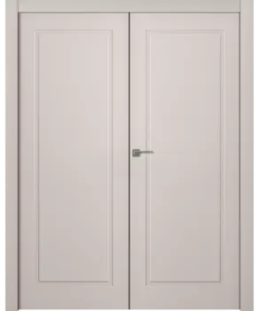 Межкомнатная дверь Стелла 1 Двойная Эмаль белый 2,0х0,8