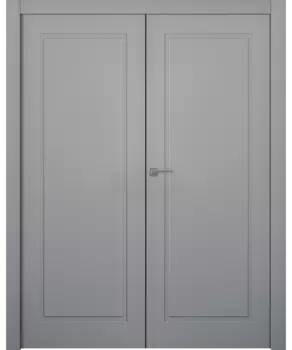 Межкомнатная дверь Стелла 1 Двойная Эмаль белый 2,0х0,8