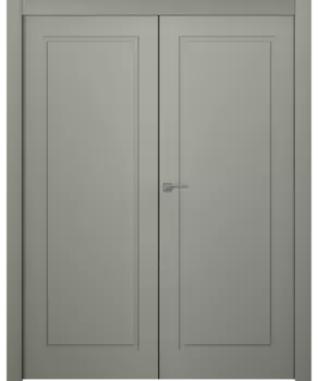 Межкомнатная дверь Стелла 1 Двойная Эмаль белый 2,0х0,8