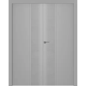 Межкомнатная дверь Твинвуд 1 Распашная двойная Эмаль белый 2,0х0,7