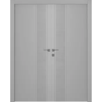 Межкомнатная дверь Твинвуд 1 Распашная двойная Эмаль белый 2,0х0,7
