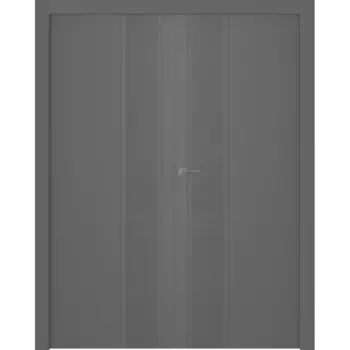 Межкомнатная дверь Твинвуд 1 Распашная двойная Эмаль белый 2,0х0,7