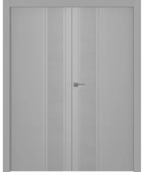 Межкомнатная дверь Твинвуд 1 Распашная двойная Эмаль белый 2,0х0,7