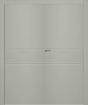 Межкомнатная дверь Твинвуд 2 Распашная двойная Эмаль белый 2,0х0,9