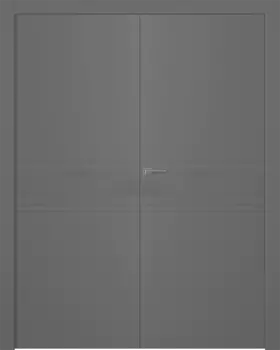 Межкомнатная дверь Твинвуд 2 Распашная двойная Эмаль белый 2,0х0,9