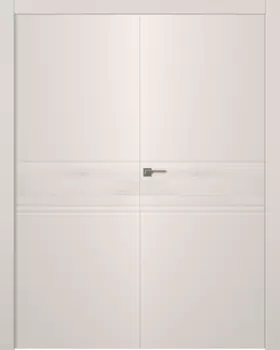 Межкомнатная дверь Твинвуд 2 Распашная двойная Эмаль белый 2,0х0,9