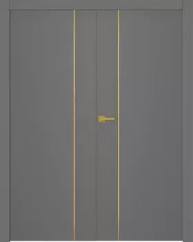 Межкомнатная дверь Вега 1 Двойная Эмаль белый 2,0х0,7