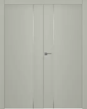 Межкомнатная дверь Вега 1 Двойная Эмаль белый 2,0х0,7