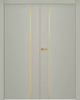 Межкомнатная дверь Вега 1 Двойная Эмаль шёлк 2,0х0,8