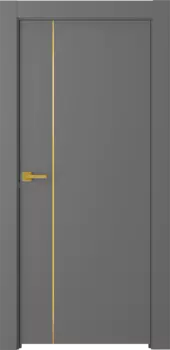 Межкомнатная дверь Вега 1 Эмаль графит 2,0х0,8