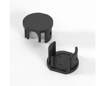 Mini Magnetic Заглушки для шинопровода Round 2шт 85202/00