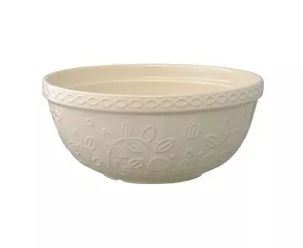 Миска кремового цвета с рельефным узором Ягоды Тайги Russian North