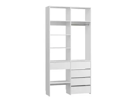 Модуль для гардероба Хелен-2.1-120-240 White
