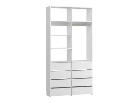Модуль для гардероба Хелен-2.4-120-240 White