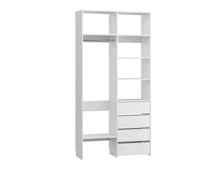 Модуль для гардероба Хелен-2.6-120-240 White