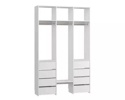Модуль для гардероба Хелен-3.7-150-240 White