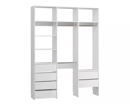 Модуль для гардероба Хелен-3.9-180-240 White