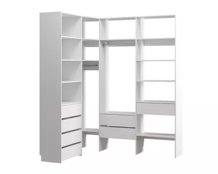 Модуль для гардероба Хелен-4-160-190-240 White