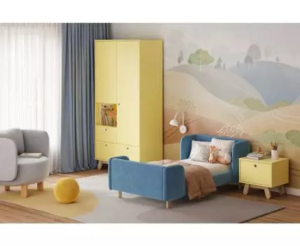 Модульная детская Анджи-1 Mustard