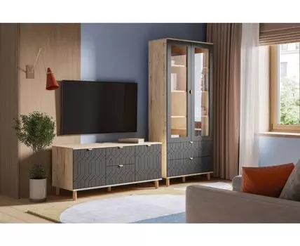 Модульная гостиная Теджонс-4 Deco Grafit