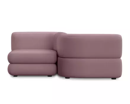 Модульный диван Brera-2 Velour Lilac
