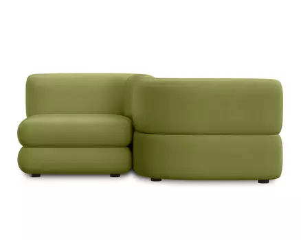 Модульный диван Brera-2 Velour Olive