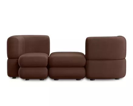 Модульный диван Brera-3 Velour Cinnamon