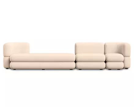 Модульный диван Brera-4 Velour Beige