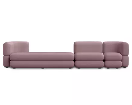 Модульный диван Brera-4 Velour Lilac