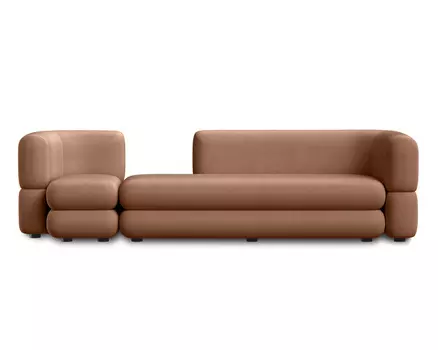 Модульный диван Brera-5 Velour Caramel