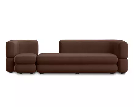 Модульный диван Brera-5 Velour Cinnamon