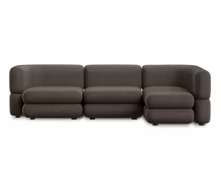 Модульный диван Brera-7 Velour Stone