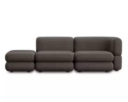 Модульный диван Brera-8 Velour Stone