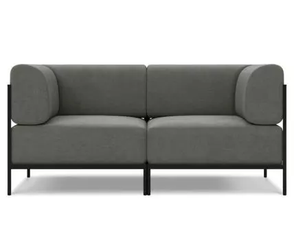 Модульный диван Нолан-B 1 Soft Grafit