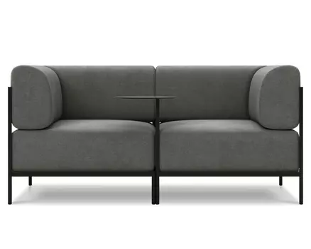 Модульный диван Нолан-B 2 Soft Grafit
