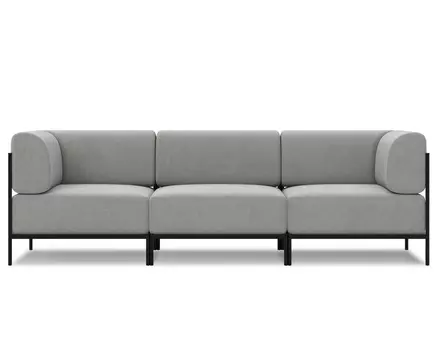 Модульный диван Нолан-B 3 Soft Grey