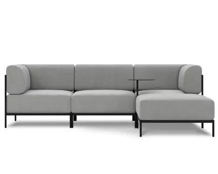 Модульный диван Нолан-B 4 Soft Grey
