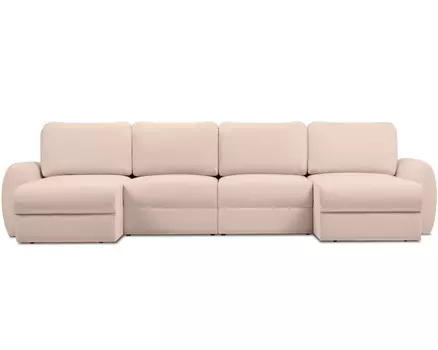Модульный диван Полан-5 Velvet Caramel