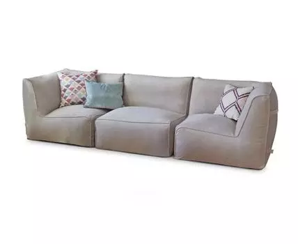 Модульный диван с двумя угловыми модулями Lite