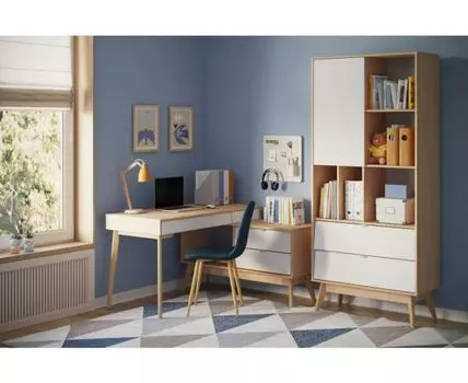 Модульный кабинет Лесли Plywood White