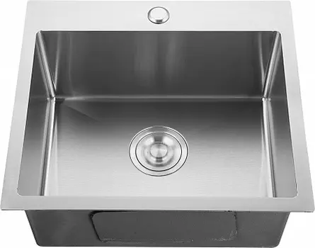 Мойка GF METAL нерж.сталь AISI 304 1 чаша 500*500*215 мм арт.GF-5050 нерж