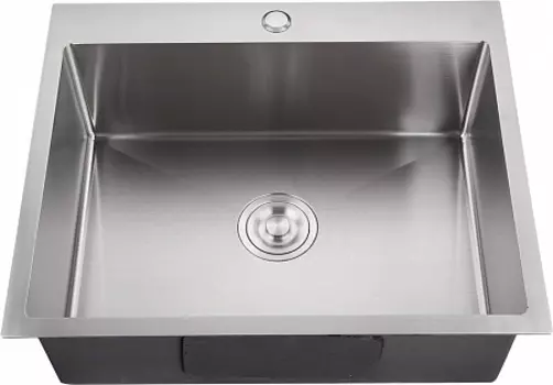 Мойка GF METAL нерж.сталь AISI 304 1 чаша 600*450*215 мм арт.GF-6045 нерж