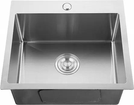 Мойка GF METAL нерж.сталь AISI 304 1 чаша 500*450*215 мм арт.GF-5045 нерж