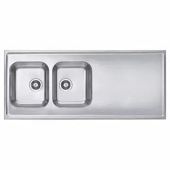 Мойка кухонная Alveus Classic Pro 110 SAT-1400х600х190 нержавеющая сталь, с сифоном