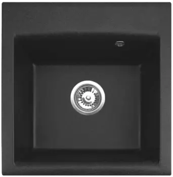 Мойка кухонная Alveus GEM 10 GRANITAL G91 500X500X180 в комплекте с сифоном 1130548