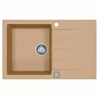 Мойка кухонная Alveus Granital Cadit 20 Beige-G55 790х500х200 с сифоном, бежевая
