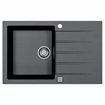 Мойка кухонная Alveus Granital Cadit 20 Carbon-G91 790х500х200 с сифоном, черная