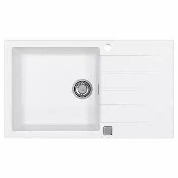 Мойка кухонная Alveus Granital Cadit 40 Arctic-G11 860х500х200 с сифоном, белая
