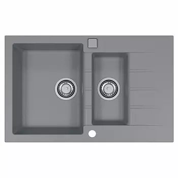 Мойка кухонная Alveus Granital Cadit 70 Concrete-G81 790х500х200 с сифоном, серая